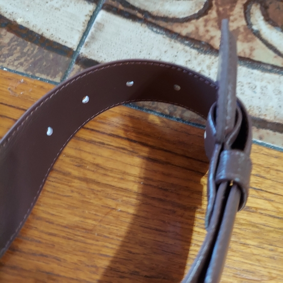 Collectif brown belt leather large work cowgirl career - Picture 3 of 8